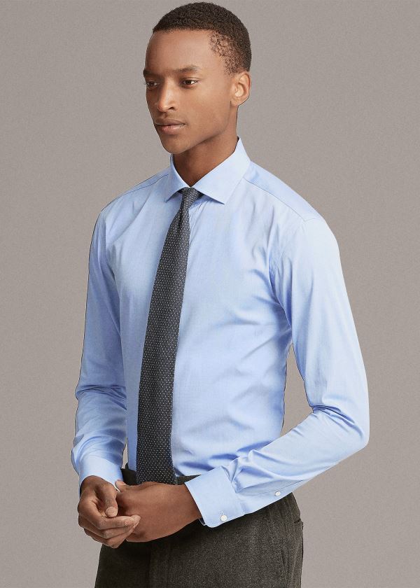 Camisa Ralph Lauren Bond Tailored End-on-End Homem 62081-MGVN